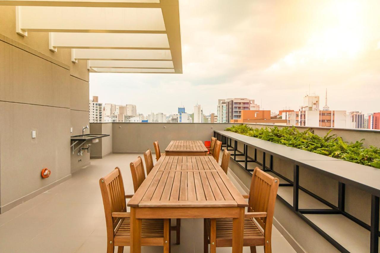 Апартаменты Studio Charme Vila Mariana Com Lava Loucas Сан-Пауло Экстерьер фото